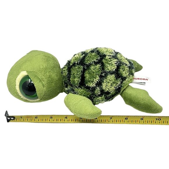 Aurora Dreamy Eyes Sea Turtle Plush 10 Inch Green Soft Play Toy 2021 - Picture 11 of 11